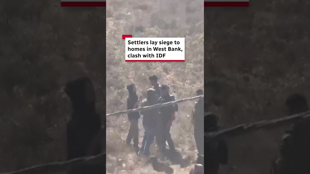 Settlers lay siege to homes in West Bank, clash with IDF