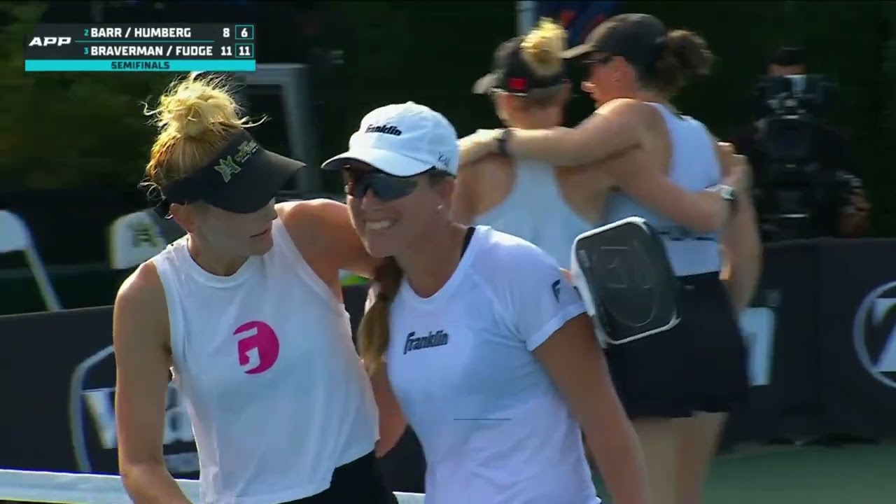 Humberg/Barr v Fudge/Braverman | Match Point | Women's Doubles | Pickleball | APP Tour