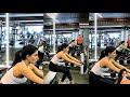 Actress Samantha doing hard workouts at the Gym