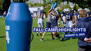 FALL CAMP HIGHLIGHTS | AUGUST 5, 2025 | BYU FOOTBALL