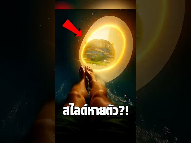 สไลเดอร์สุดหลอกตา! เหมือนจะมีรูโหว่กลางท่อ!