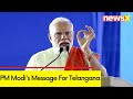 I Urge 1st Time Voters To Exercise Their Rights | PM Modis Message For Tgana | NewsX
