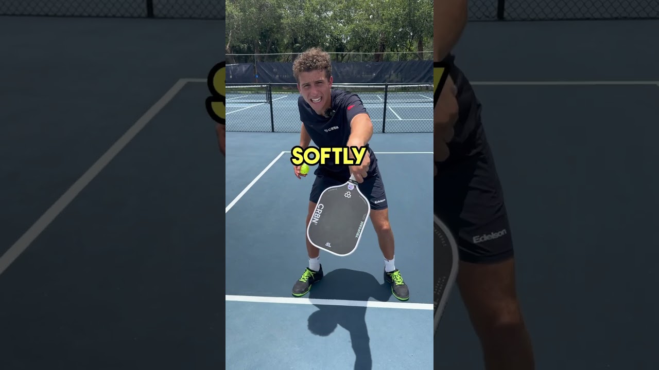 How to take dinks out of the air in pickleball! #pickleball #pickleballtips