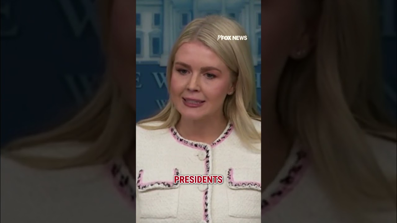 'BACK TO THE BALLROOM...': Leavitt faces barrage on White House construction #shorts