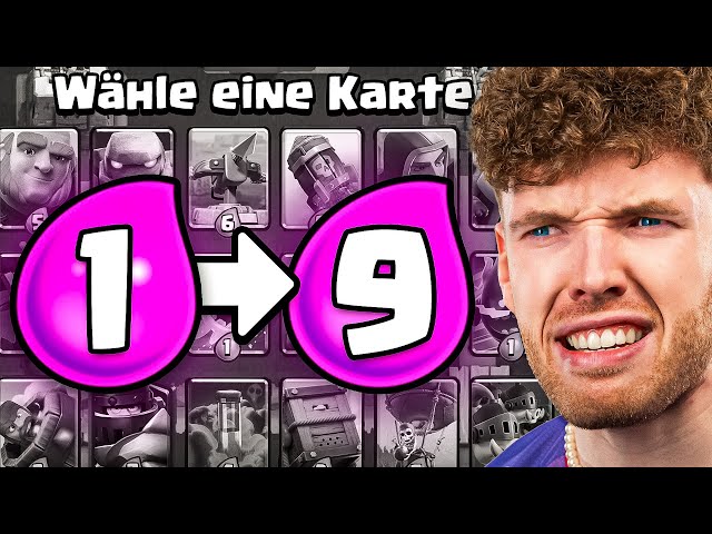 😱🤯ERST GÜNSTIG, DANN TEUER in MEGA AUSWAHL... (ultimative Challenge) | Clash Royale Deutsch