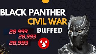 Buffed Black Panther (Civil War)  Damage showcase - Marvel Contest of Champions