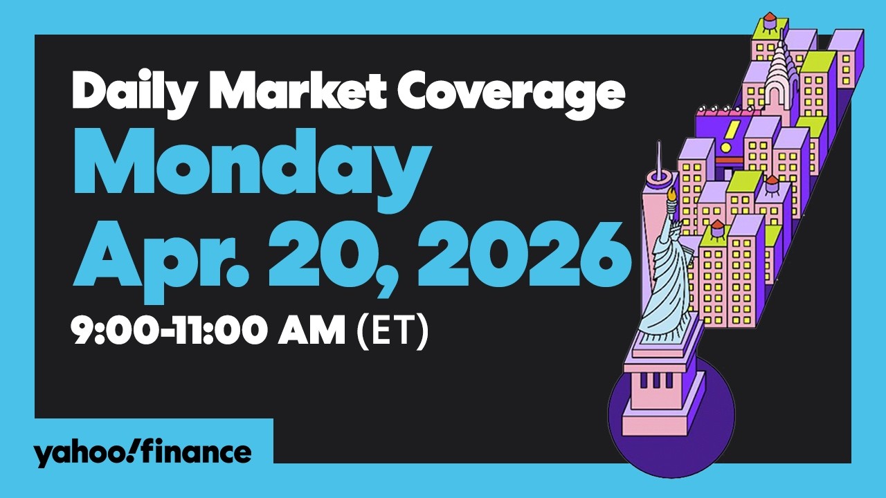 Live Market Coverage: Stocks sag as US-Iran tensions increase again Apr. 20, 2026 | Yahoo Finance