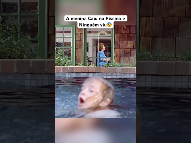 A menina caiu na piscina e estava prestes… #filmes #melhorfilme #shorts