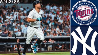 New York Yankees Highlights: vs Minnesota Twins | 8/12/25