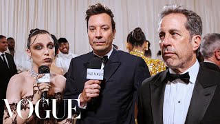 Jimmy Fallon & Jerry Seinfeld Love to People-Watch at the Met | Met Gala 2024 With Emma Chamberlain