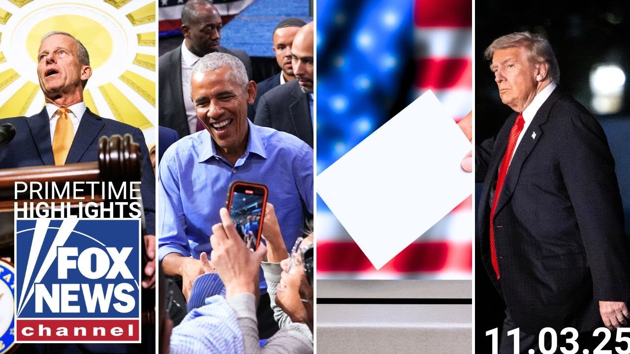 Fox News Highlights - November 3rd, 2025