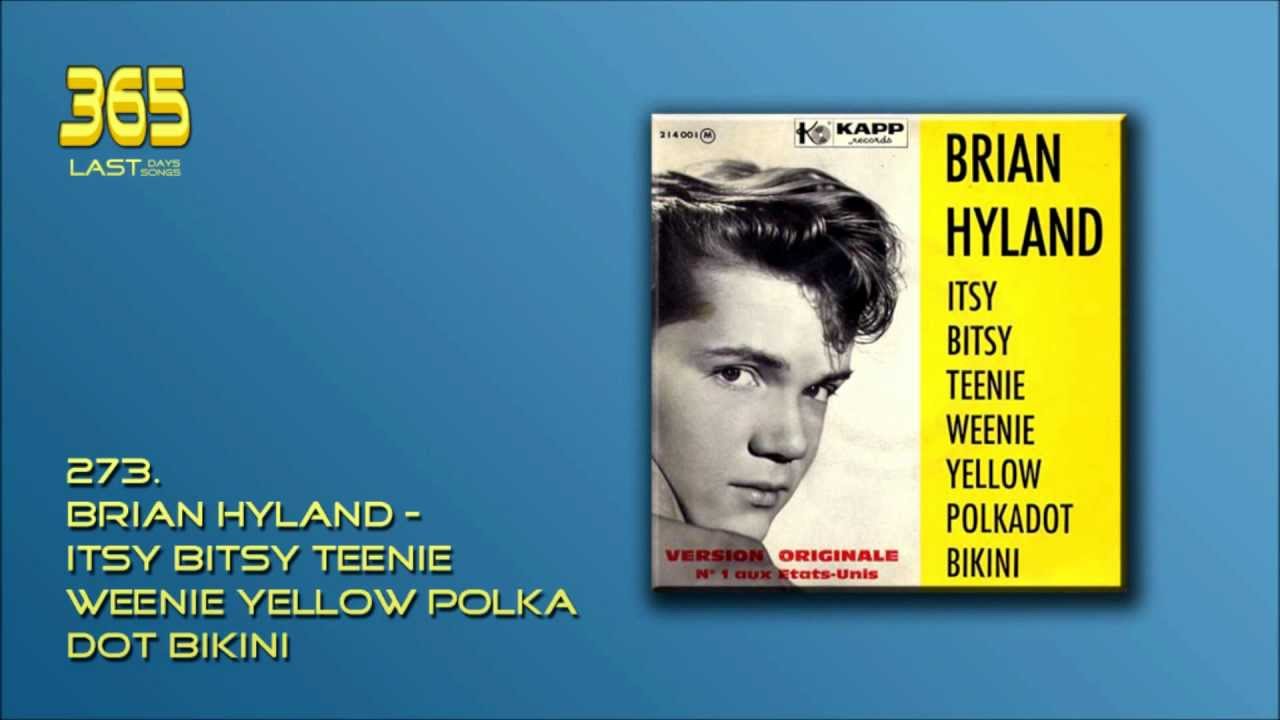 Brian Hyland Itsy Bitsy Teenie Weenie Yellow Polka Dot Bikini Youtube