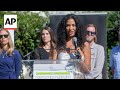 No more secrets: Survivors of Jeffrey Epstein rally in DC