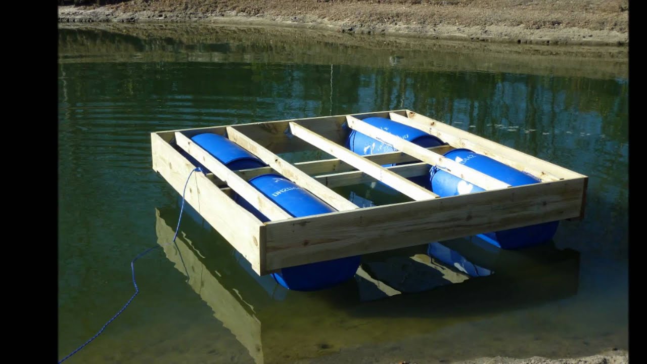 Floating Dock In Progress Youtube