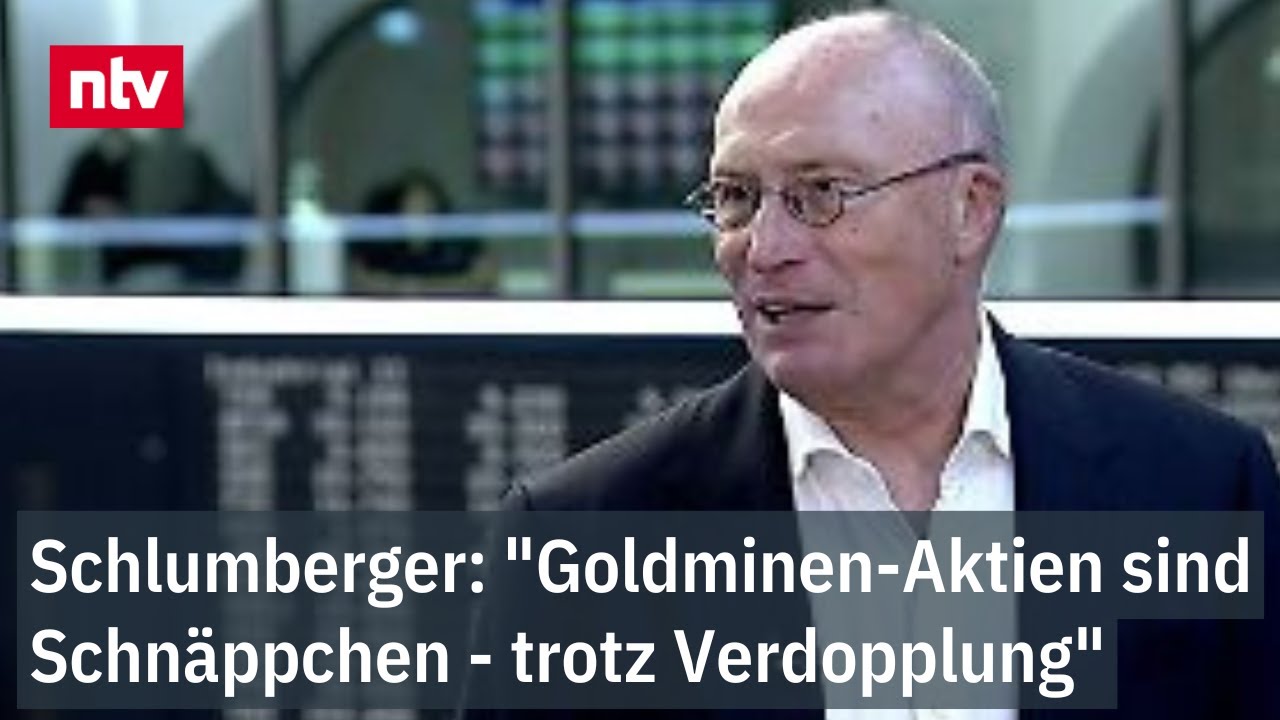 Schlumberger: "Goldminen-Aktien sind Schnäppchen - trotz Verdopplung"