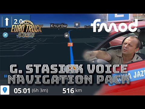 ETS2 G.Stasiak Voice Navigation Pack v2.0