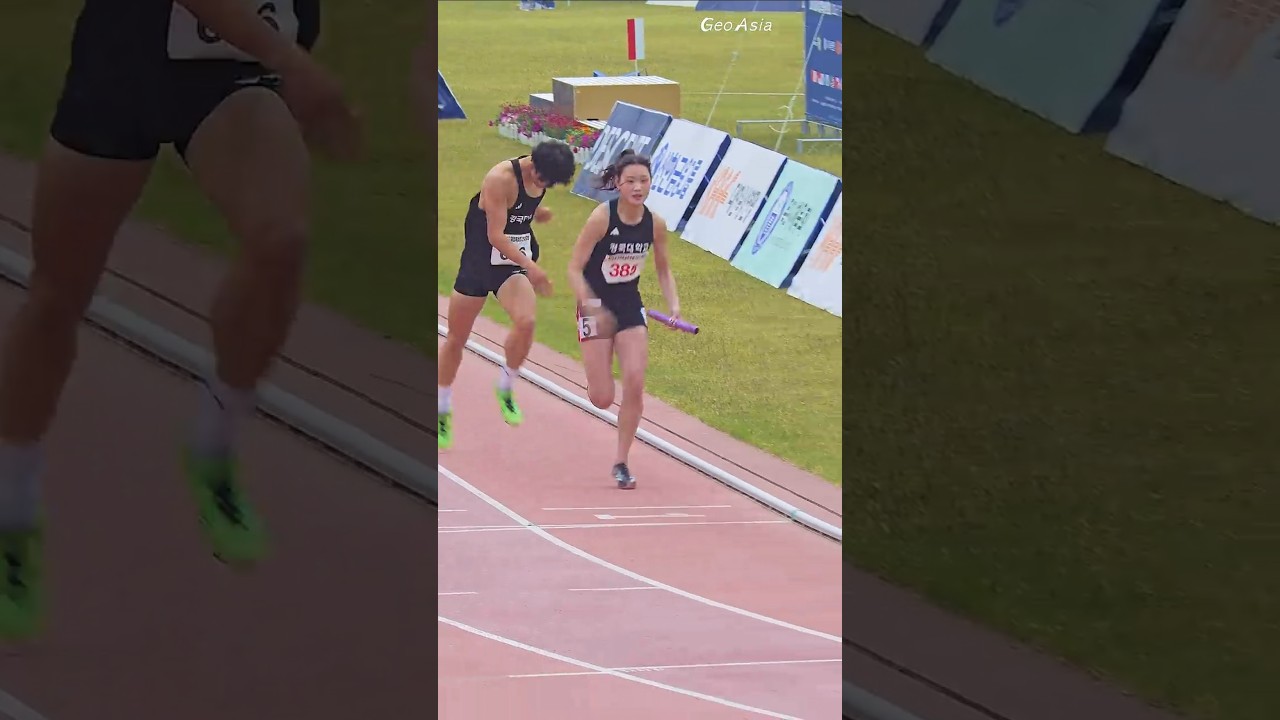 4x400mR(Mixed) 마지막 역전 우승의 주역!! 이혜인(경국대) #athletics #relay #이혜인 #육상 #trackandfield #shorts