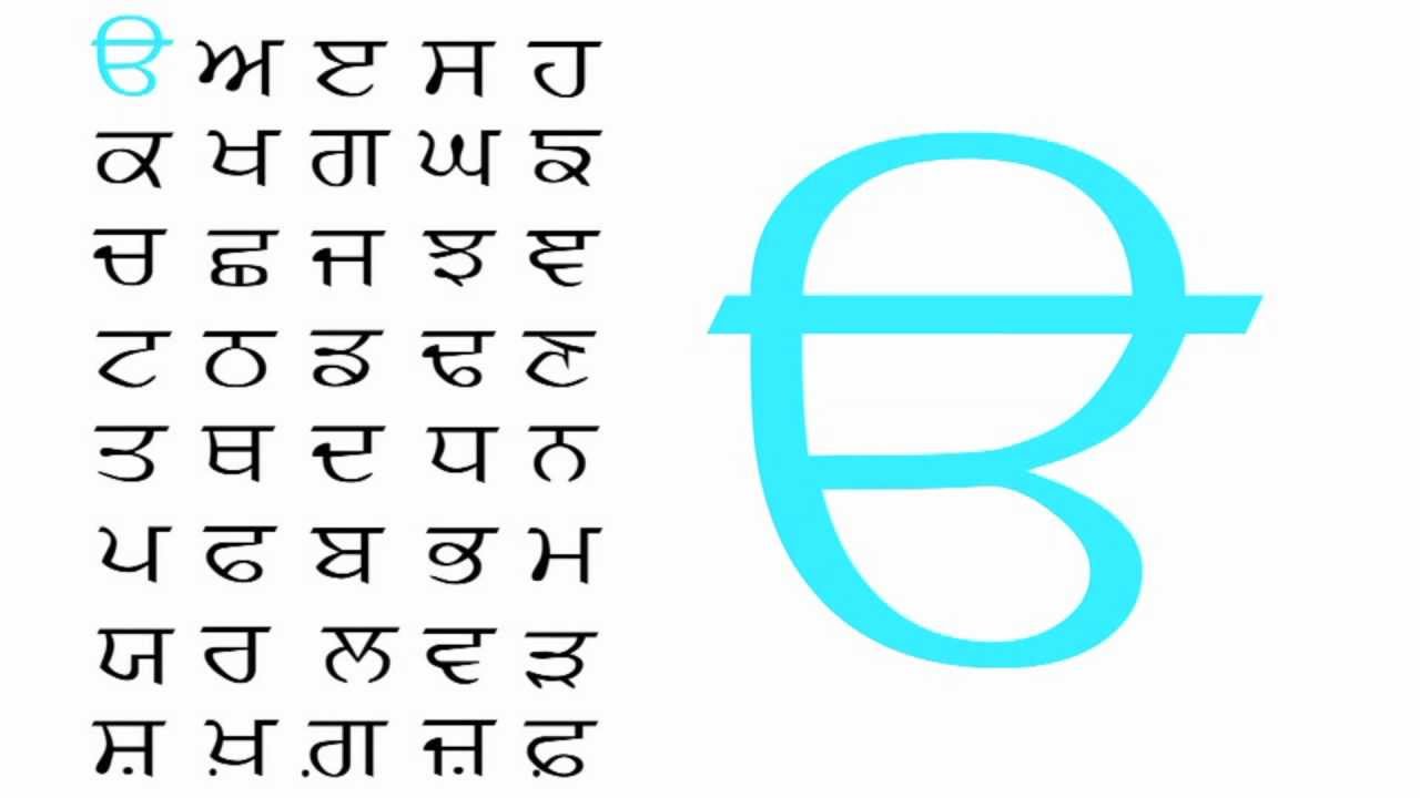 Sing The Basic Gurmukhi Punjabi Alphabet YouTube