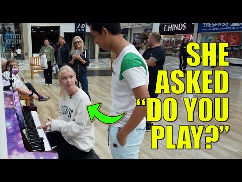 She Asked "Do You Play?" Leads to You Are The Reason Piano Duet | Cole Lam 15 Years Old