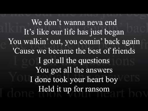 Future feat. Kelly Rowland - Neva End (remix) with on screen lyrics
