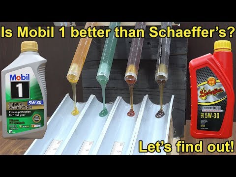 Is Mobil 1 better than Schaeffer's Full Synthetic 5W-30 Motor Oil? Let's find out!