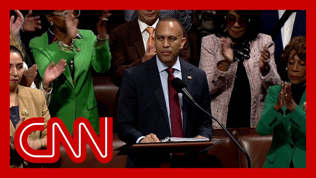 Jeffries sets modern-day House record with marathon ‘magic minute’ floor remarks