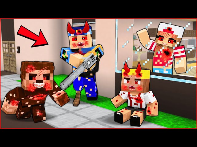 ŞEHİRDEKİ HERKES KÖTÜ OLDU! 😱 - Minecraft