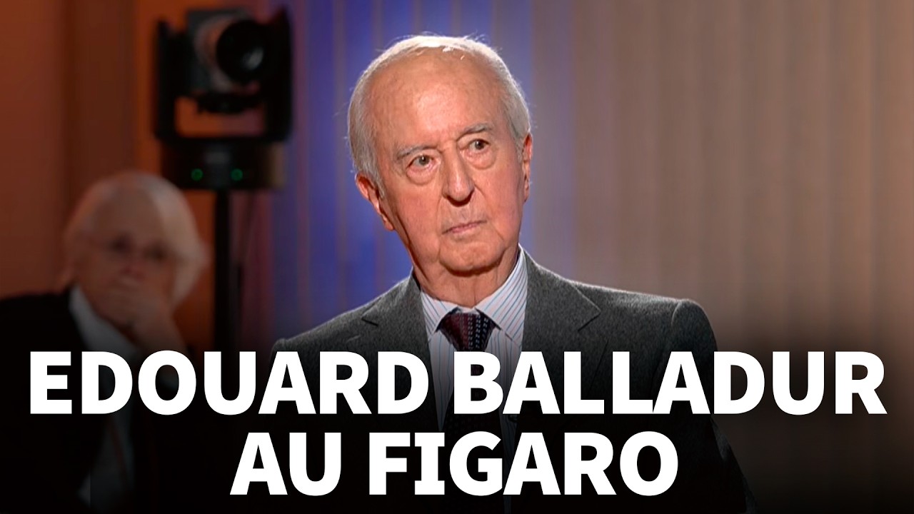 Mort d'Édouard Balladur : retrouvez sa dernière apparition au Figaro