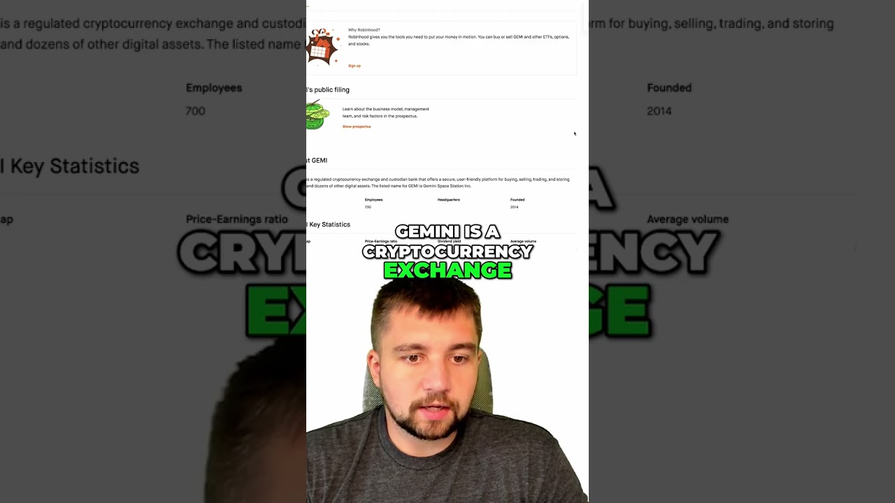 Gemini IPO: Should You Hold? Crypto Exchange Stock Analysis! shorts