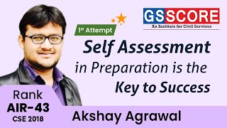 Akshay Agrawal, Rank  43, CSE 2018, 1st Attempt, Self Assessment in Preparation is the Key to Success