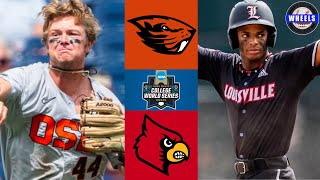 #8 Oregon St v Louisville (AMAZING ELIMINATION GAME!) | College World Series | 2025 College Baseball