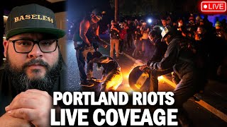 Portland RIOTS: Live Coverage ANTIFA ANTI-ICE RIOTS