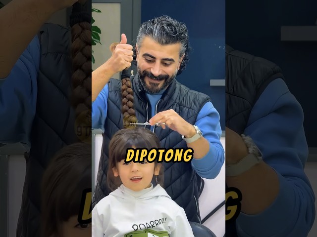 BOCIL Ini Bisa Dibilang CANTIK Dan GANTENG❗😮#potongrambut #salon #videoviral