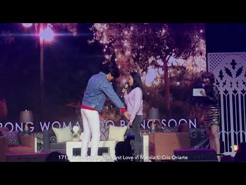 171111 Park Hyung Sik “First Love” Fanmeeting in Manila - “Strong Woman Do Bong Soon” Re-enactment