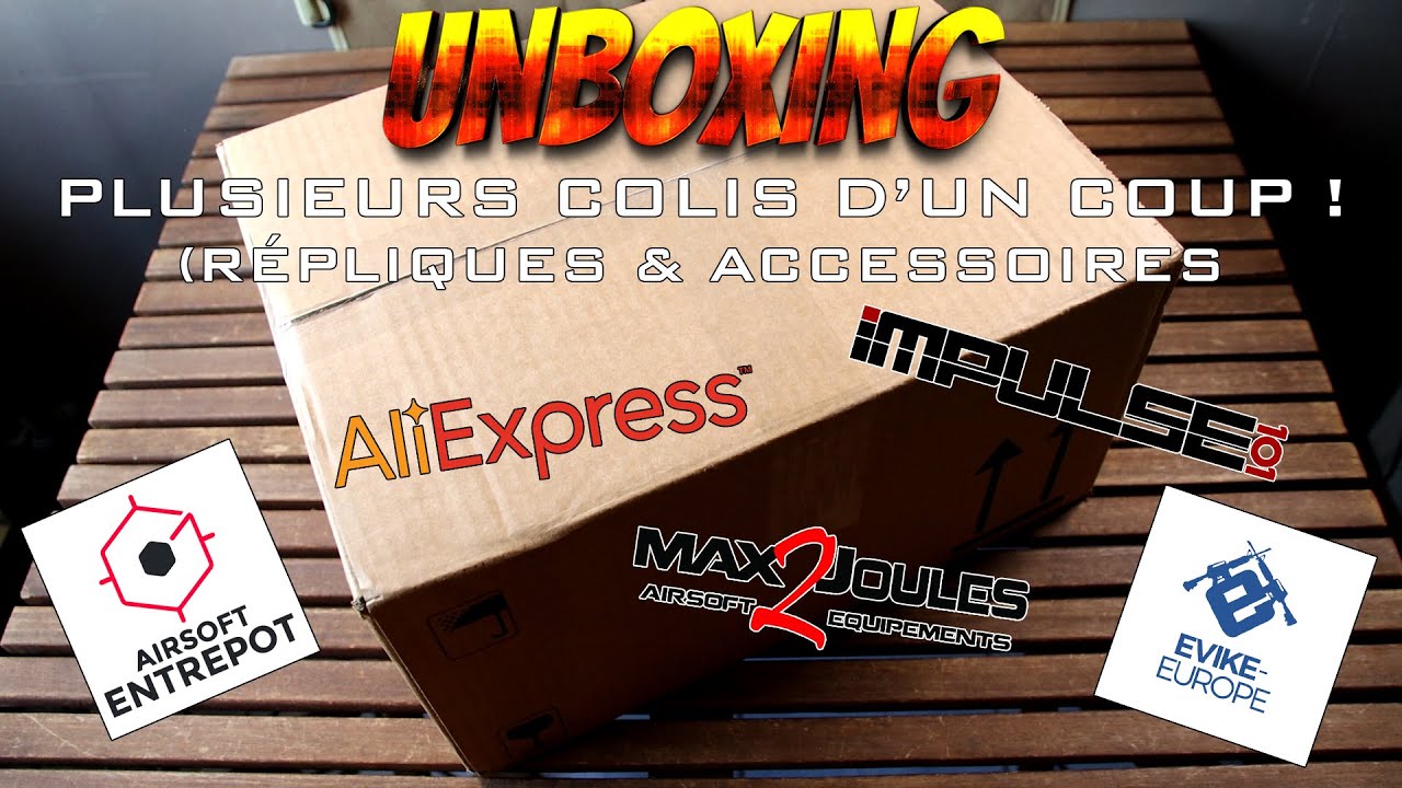 UNBOXING AIRSOFT - PLUSIEURS COLIS D'UN COUP ! 🤫 (Répliques & Accessoires) [FR]