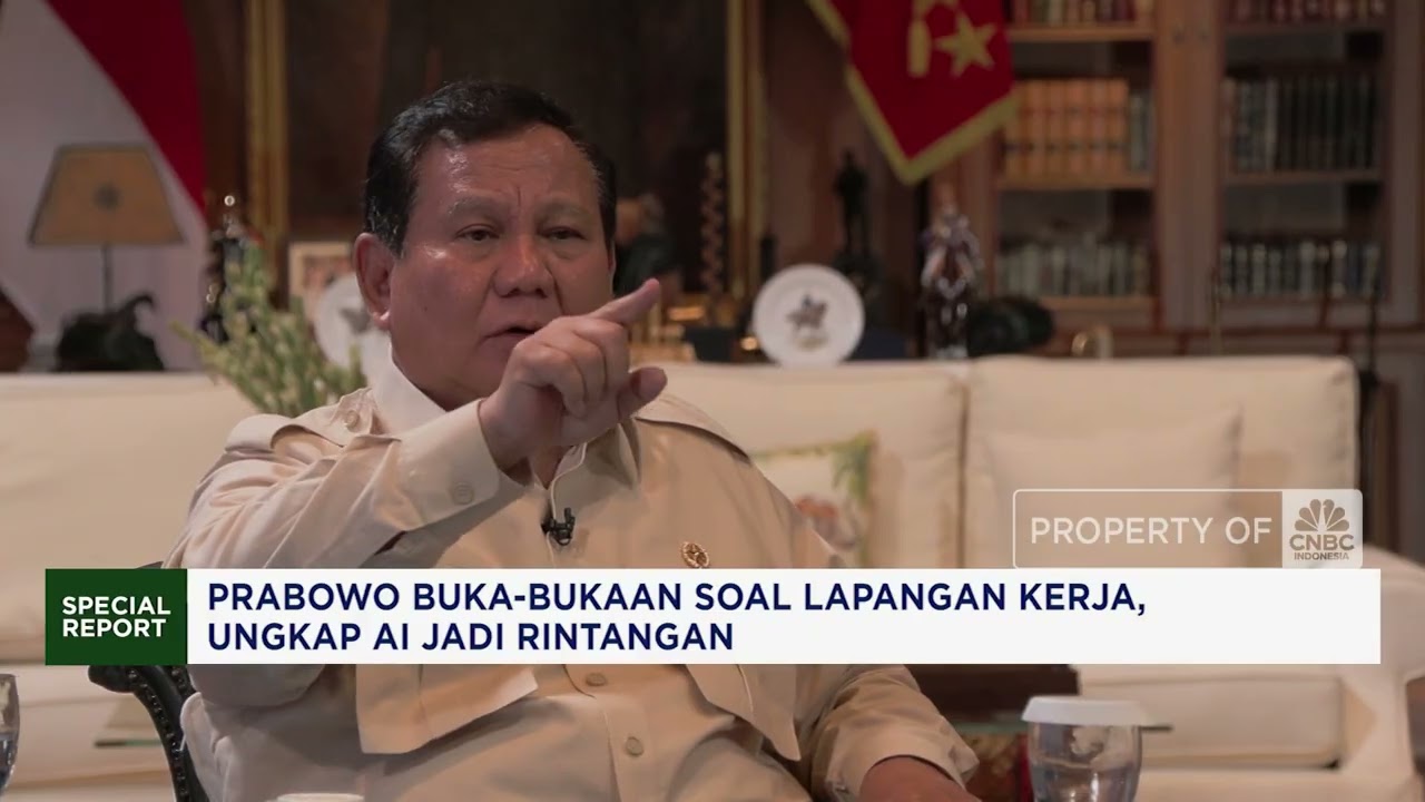 Prabowo Buka-bukaan Soal Lapangan Kerja, Sebut AI Jadi Tantangan