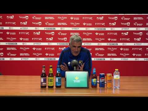 VICENTE PARRAS (Entrenador Teruel) CD Teruel 2-1 Hércules CF / J6 - 1ª RFEF G2 / Fuente: YouTube CD Teruel