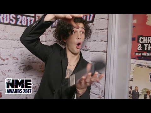 Matty Healy says he should win Godlike Genius 2018 @ VO5 NME Awards 2017