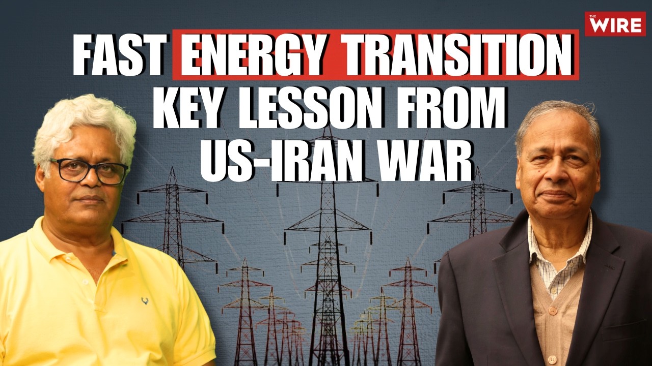 Fast energy transition key lesson from US-Iran war.