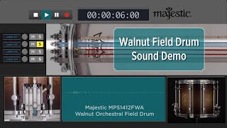 Majestic Prophonic Walnut Field Drum Sound Demos thumbnail