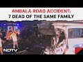 Ambala News | 7 Dead Of The Same Family After Mini Bus To Vaishno Devi Collides With A Truck