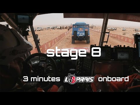 3 minutes LOPRAIS onboard - DAKAR 2021 - Stage 8