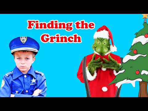 Christmas video Bad Grinch takes Santa's gear! silly funny kids video featuring The Assistant