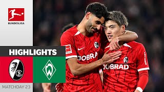 5 Goals! Freiburg Magnificent | SC Freiburg — Werder Bremen 5-0 | Highlights | MD 23 – Bundesliga