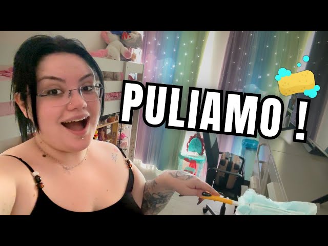 RESET PULIZIE CAMERETTA LARA E ZOE : Routine giornaliera reale ! / chiara paradisi