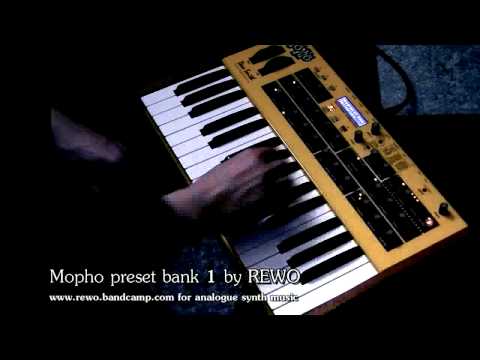 DSI Mopho Keys bank 1 demo with BOSS GT10 efx, all original sounds of this analogue synth by REWO