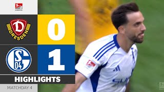 VAR Stirs Up Final Phase | DYNAMO DRESDEN — SCHALKE 04 | Highlights | Matchday 4 — Bundesliga 2 2025