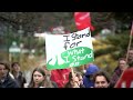 Students hold global climate change protests