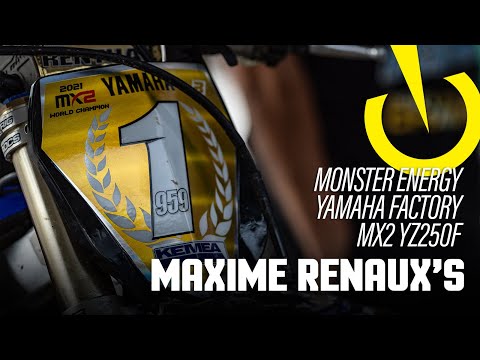 FACTORY BIKE - Maxime Renauxs Yamaha Factory MX2 YZ250F