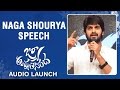 Naga Shaurya Speech at Jyo Achyutananda Audio Launch - Nara Rohith, Regina
